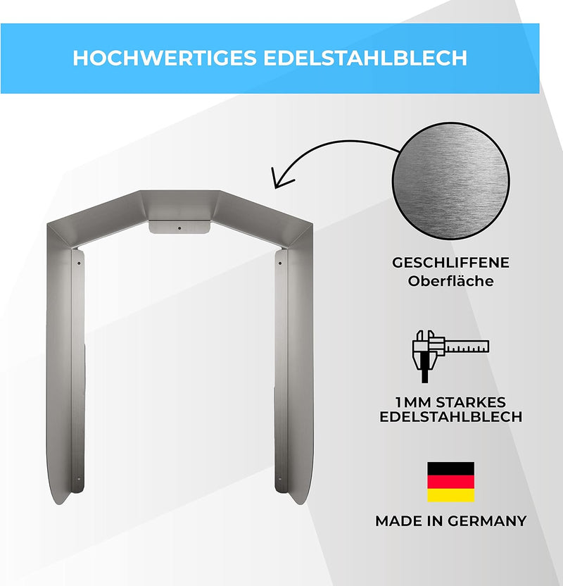 Graft Wallbox Wetterschutz | Schutzdach für e-Auto Ladestation | Zubehör für Wallboxen | Regenschutz