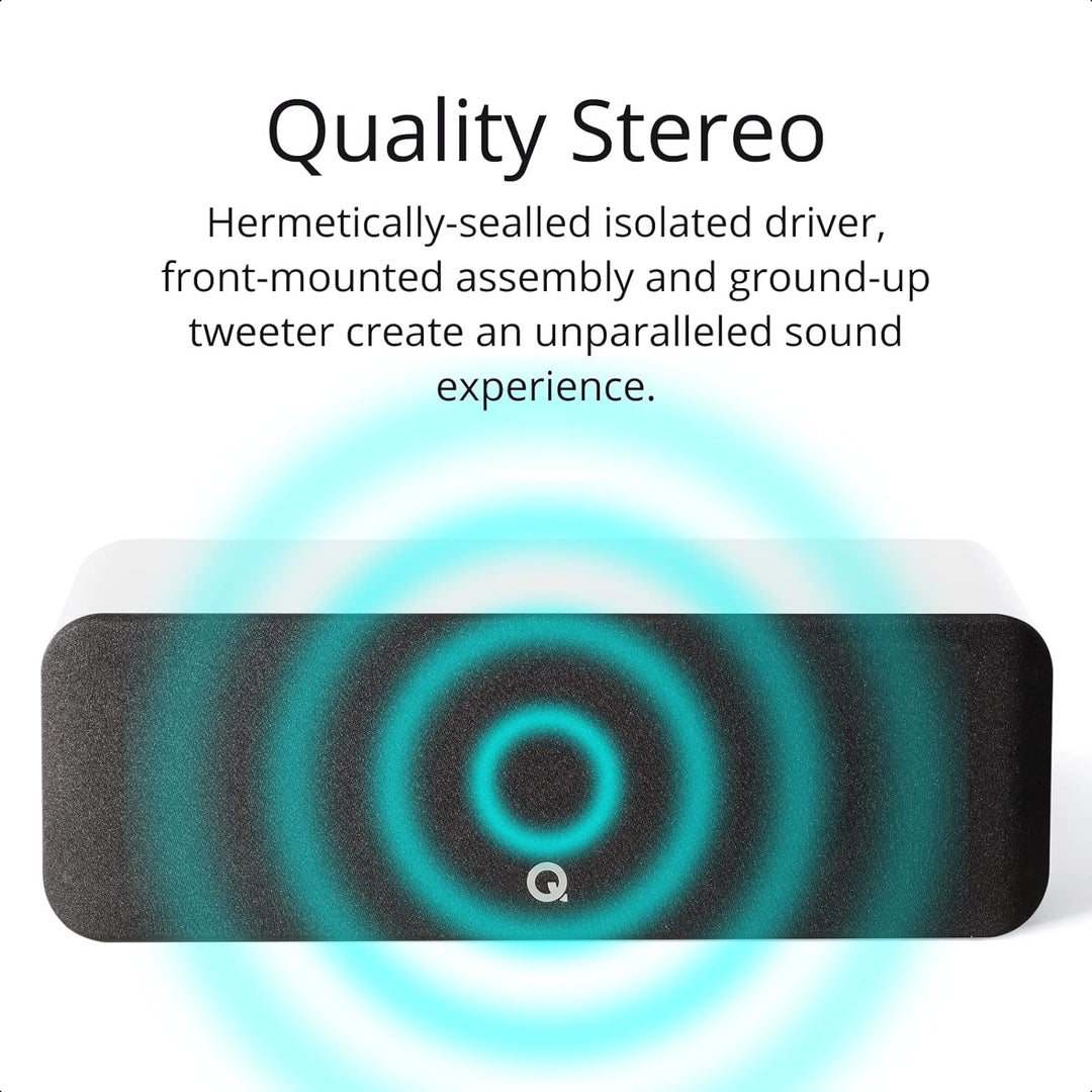 Q ACOUSTICS Q Concept 90 Center Channel Lautsprecher (glänzend) gloss white, gloss white