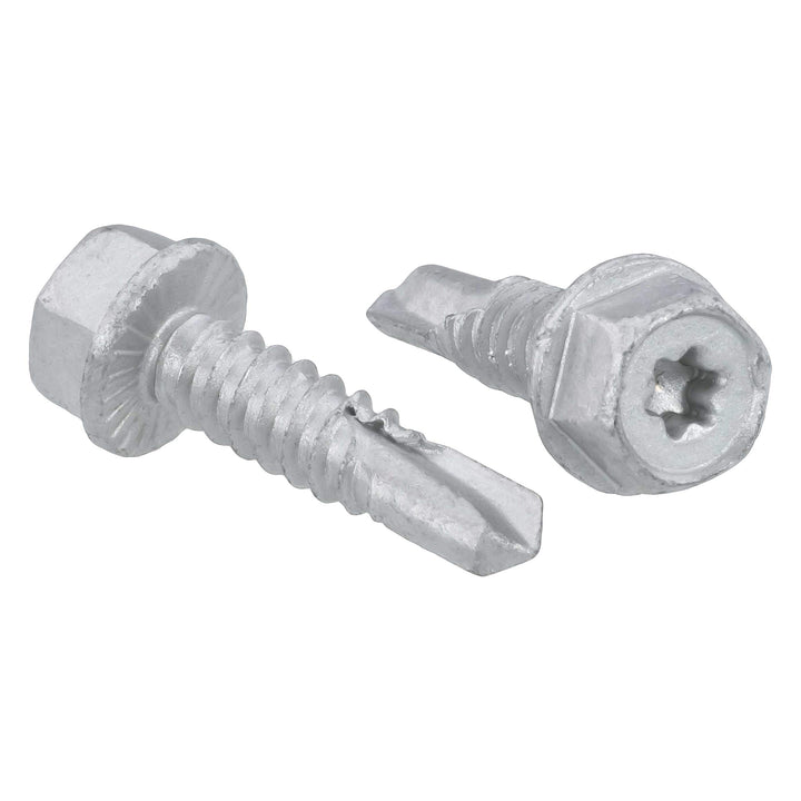 Sechskant-Bohrschraube SW10 + TX25, Zinklammellenbeschichtung, Unterkopf-Sperrverzahnung, 6.3x25 mm,