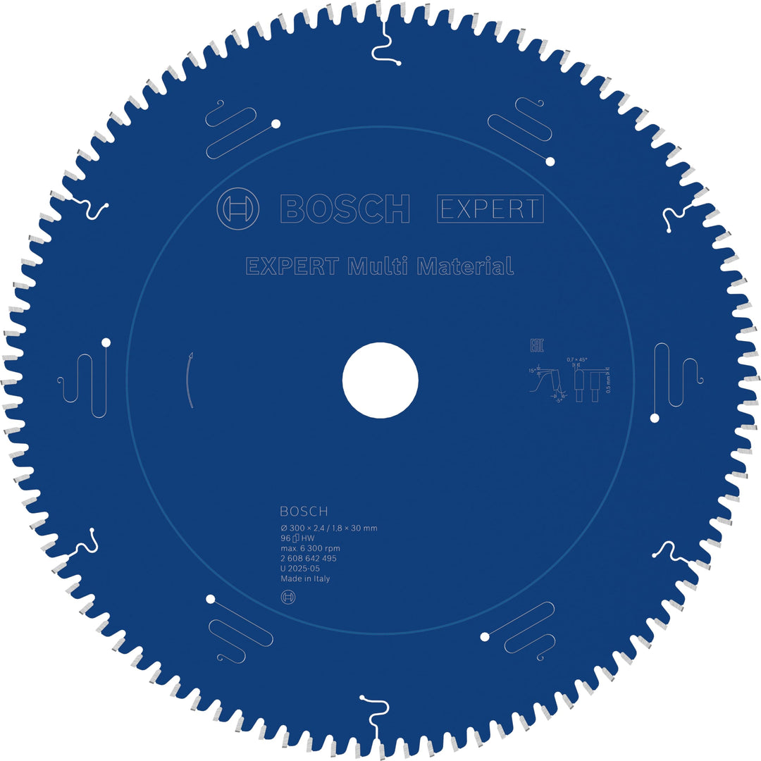 Bosch Professional 1x Kreissägeblatt Expert for Multi Material (für Multimaterial, Sägeblatt Ø 300 x