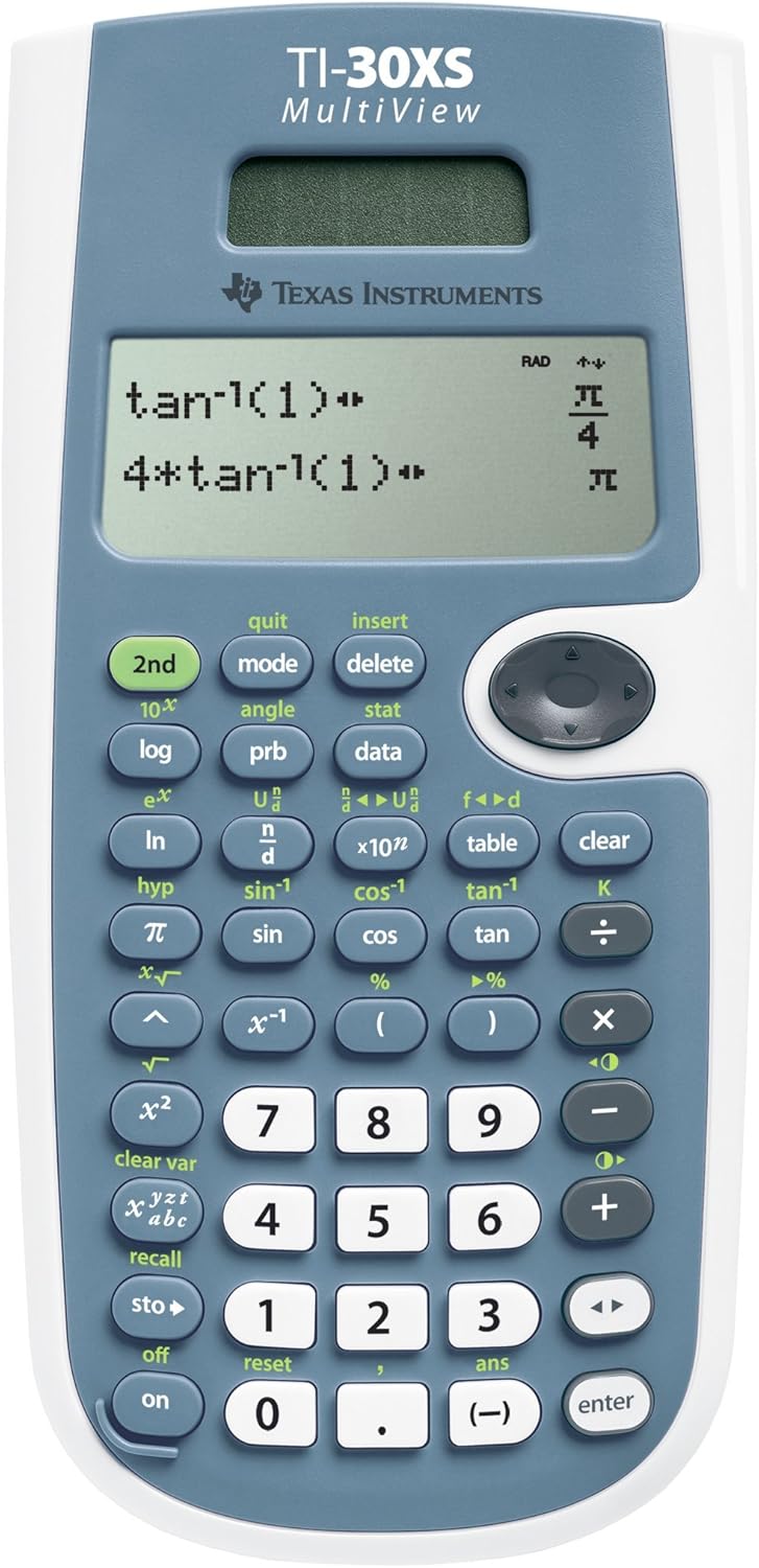 Birkhold 30 X S MV MultiView Texas Instruments Schulrechner, blau, taschenrechner