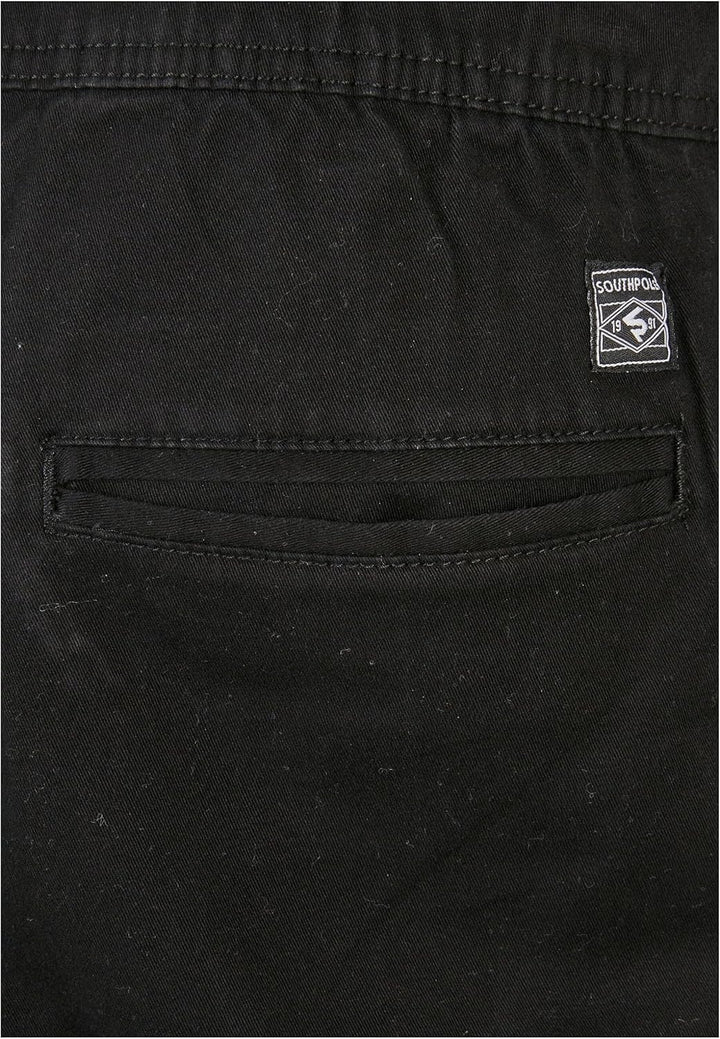 Southpole Herren Stretch Jogger Pants M Jet Black, M Jet Black