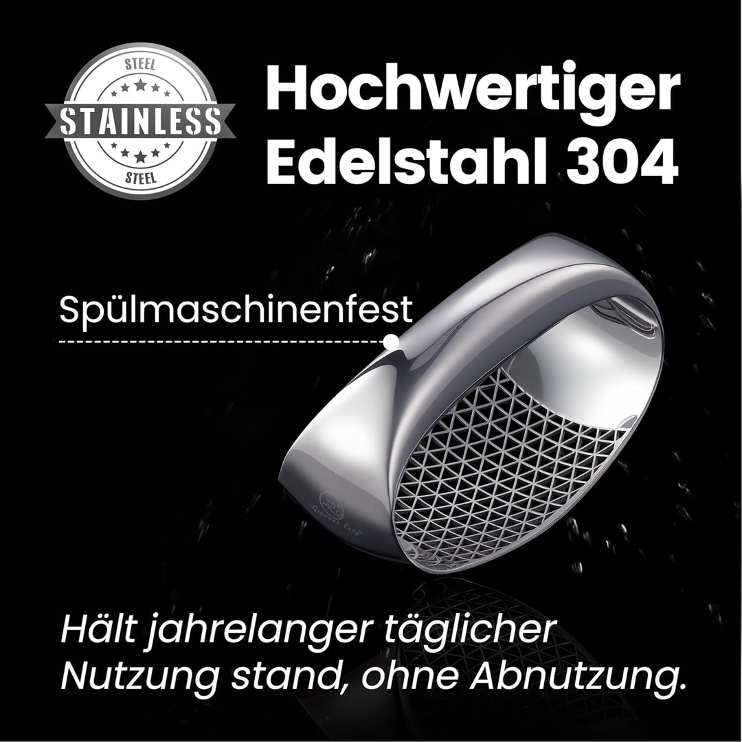 Knoblauchpresse – Knoblauch Wippe mit innovativer 3D-Schneidefunktion | Müheloses Pressen & Einfache
