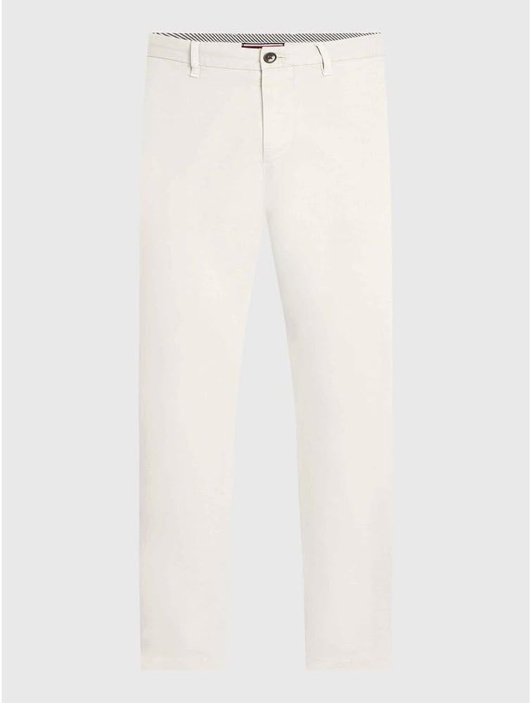 Tommy Hilfiger Herren Gewebte Hosen 30W / 34L Beige (Bleached Stone), 30W / 34L Beige (Bleached Ston
