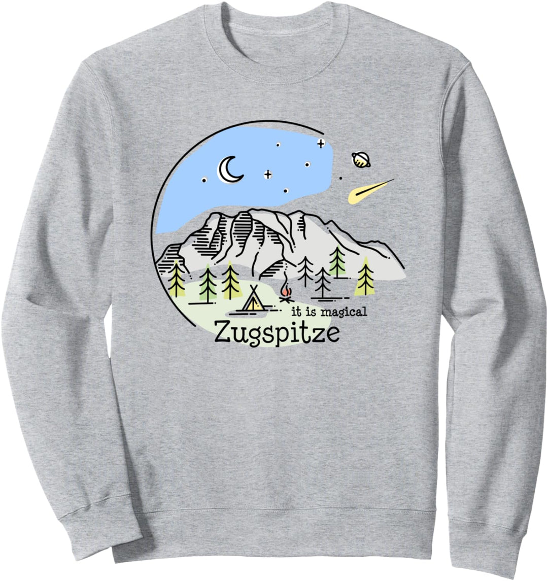 Zugspitze Garmisch Partenkirchen Bayern Wandern Souvenir Sweatshirt