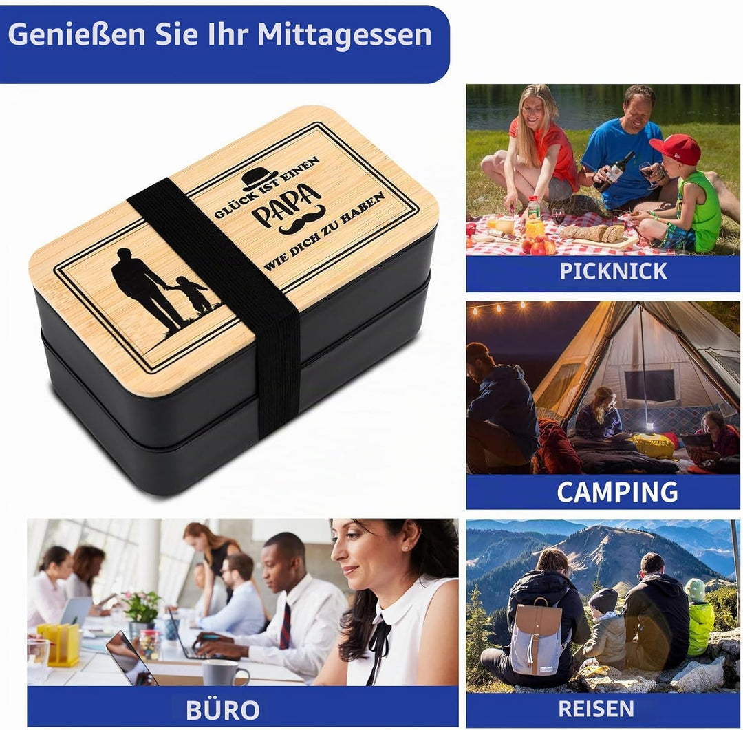 Johiux Geschenk für Opa,Geschenk zum Vatertag für Opa,Brotdose Geschenke Geburtstagsgeschenk Bester