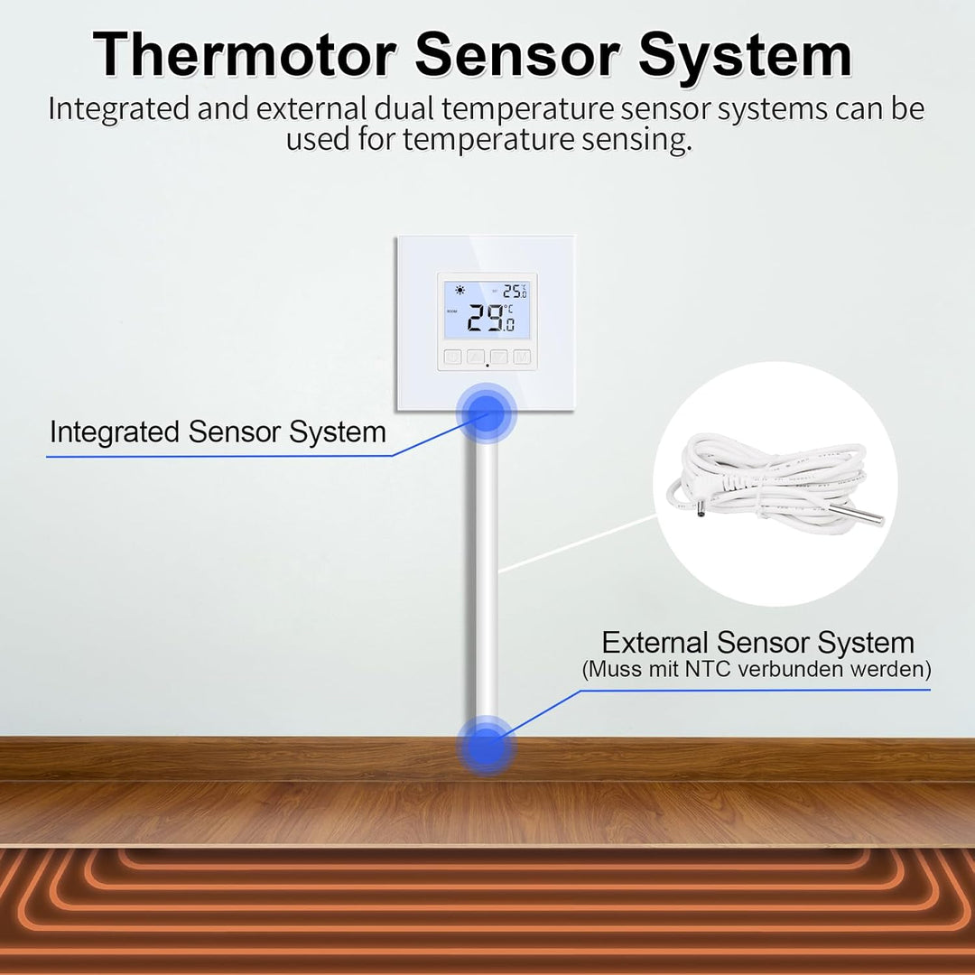 Digital Programmierbar Thermostat Heizung Weiss Bodenheizkammer Konstante Temperaturkammer für elekt