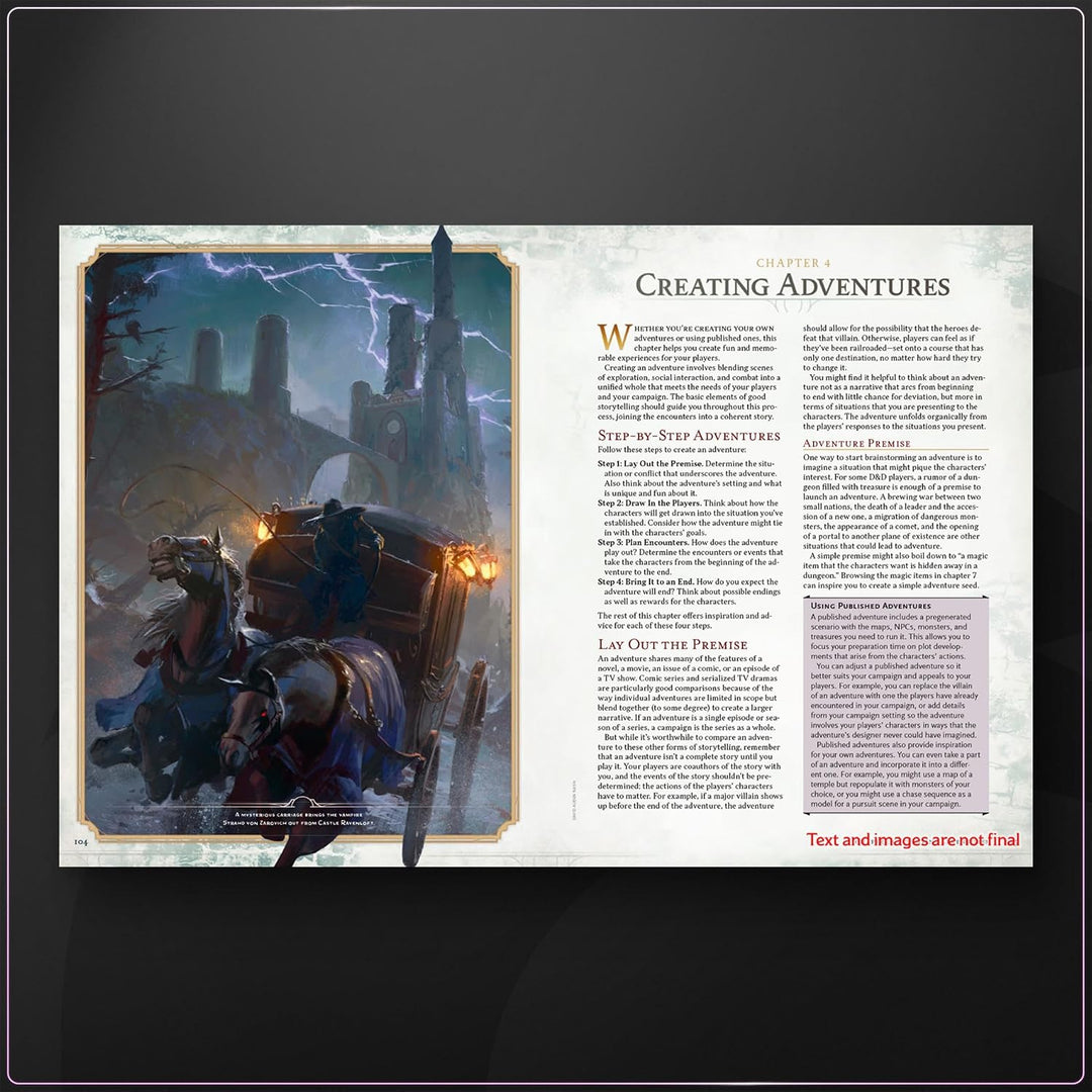 2024 Dungeon Master’s Guide (Dungeons &amp; Dragons Core Rulebook) (Englische Version)