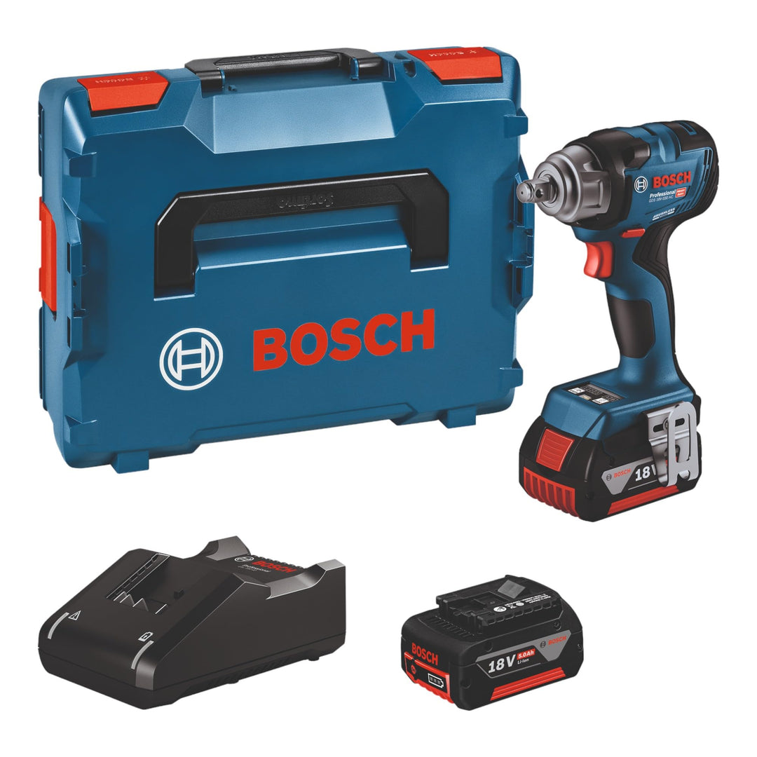 Bosch Professional 18V System Akku-Drehschlagschrauber GDS 18V-330 HC (330 Nm Anziehmoment und 560 N