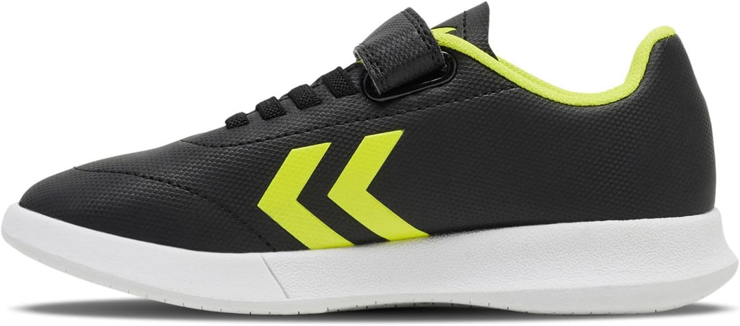 hummel Unisex Kinder Top Star In. Jr Football Shoe 28 EU Black Yellow, 28 EU Black Yellow