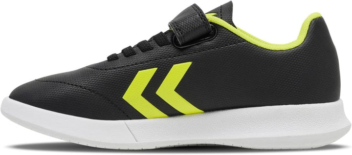 hummel Unisex Kinder Top Star In. Jr Football Shoe 28 EU Black Yellow, 28 EU Black Yellow