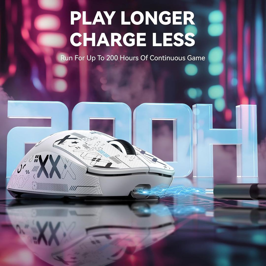 VGN GAMEPOWER x Attack Shark X3MAX PAW3950 Kabellose Gaming-Maus Superlight, 42000DPI, 49g Ultraleic