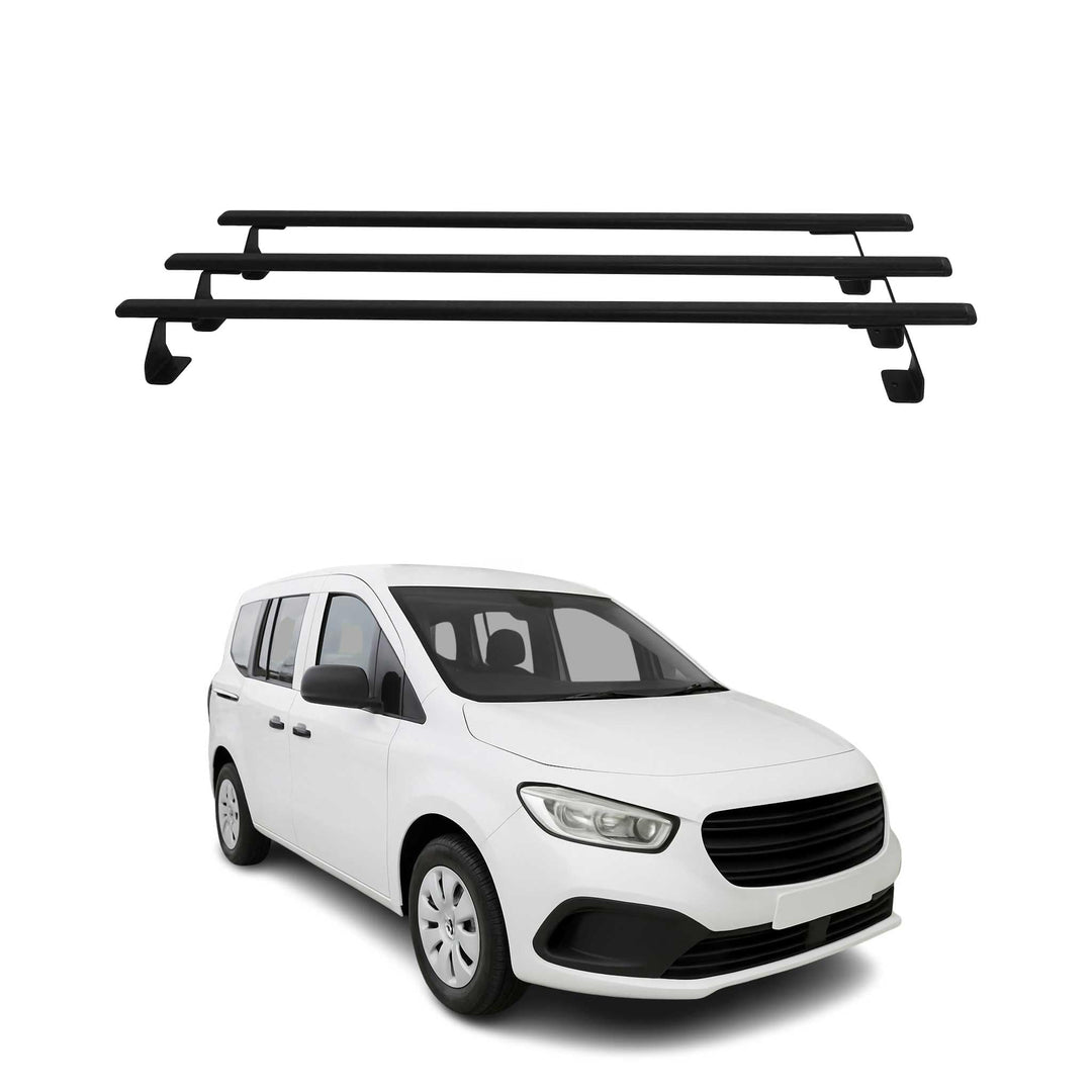 OMAC Heavy Duty Dachträger Querträger kompatibel mit Mercedes Citan W420 2021-2026 – 3 Stangen – Sta