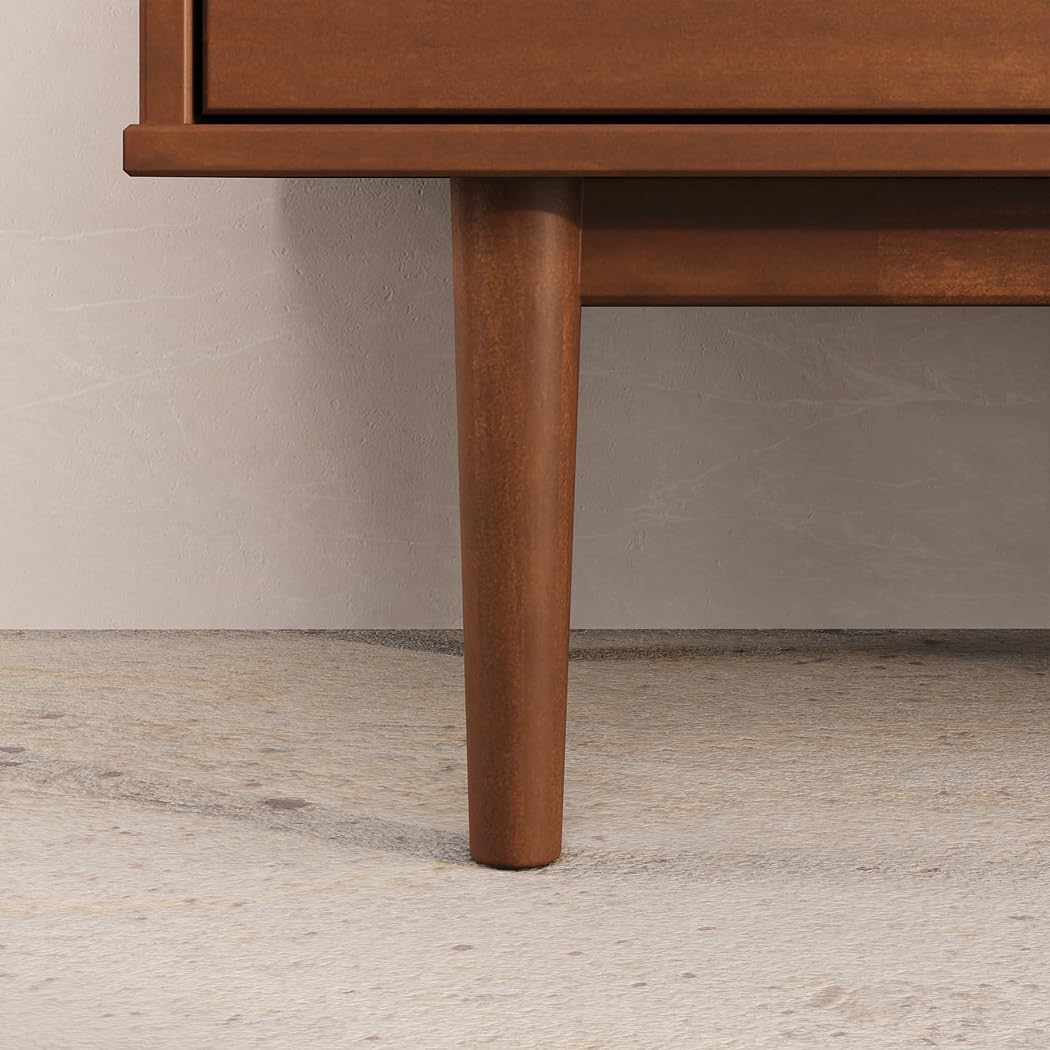 IDIMEX TECCA 75 Zoll Modern Wohnzimmer TV Rack Braun Holz Kastanie, Kastanie