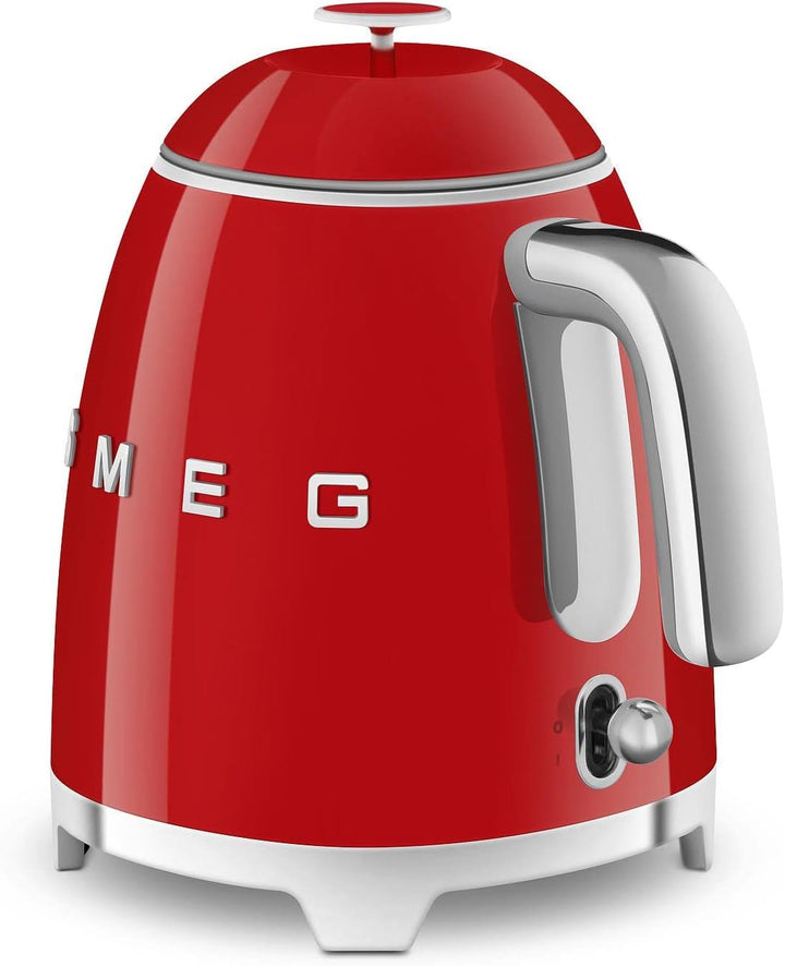 Smeg KLF05RDEU Mini Wasserkocher Rot 0.8 Liter Rot, 0.8 Liter Rot