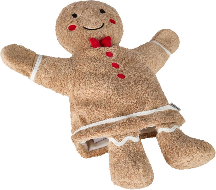 Sterntaler Handpuppe Lebkuchenmann, Kinder- und Babyspielzeug, weicher Flausch, süsse Schleife, watt