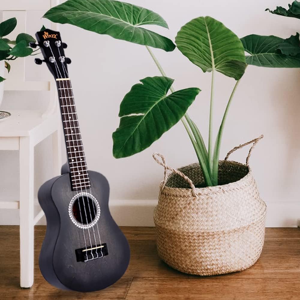 Winzz 23" Ukulele Konzert Anfänger Set Kinder Erwachsene, Einzigartiges Farbdesign, mit Tasche, Stim