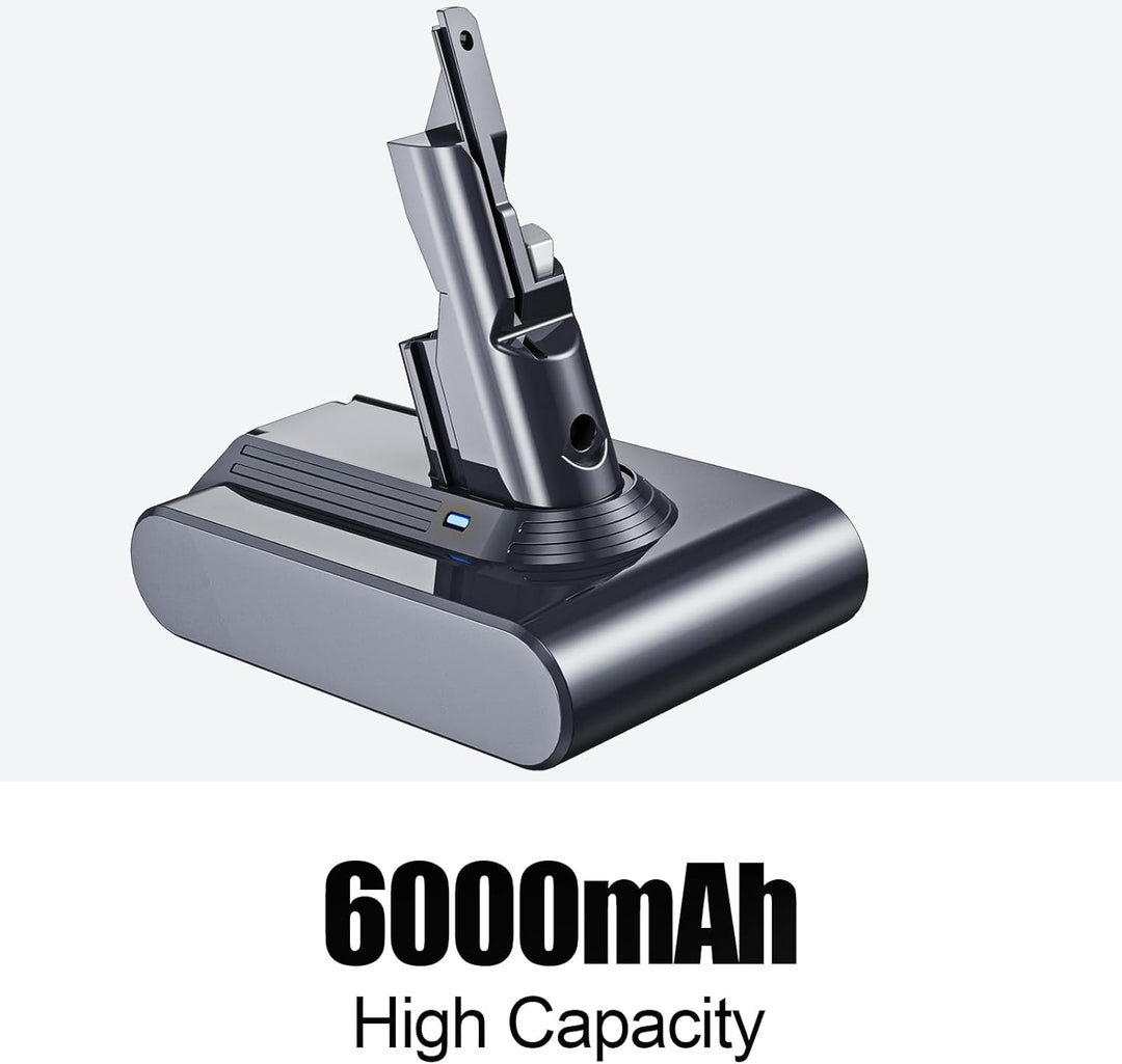 6000mAh V7 Ersatzakku für Dyson V7 Akku Kompatibel mit Dyson SV11 V7 Animal V7 Motorhead V7 Trigger
