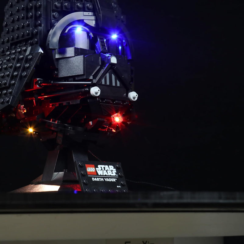 Led Licht Set für Lego Darth Vader Helm, Led Dekorations Beleuchtungs Set für Lego 75304, Light Kit