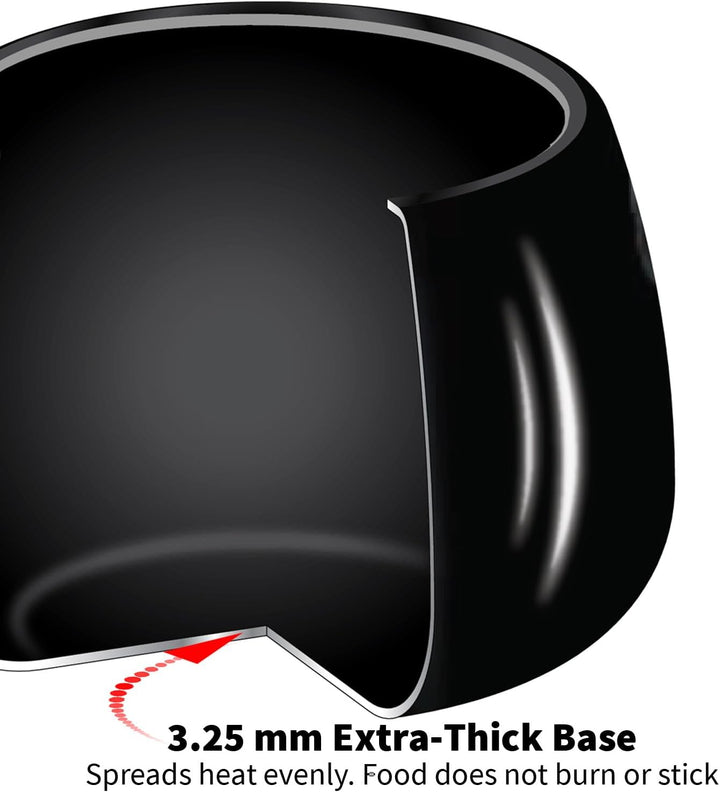 HAWKINS CB65 Schnellkochtopf, Harteloxiertes Aluminium, 6.5 liters, Contura Schwarz 6.5-Liter, 6.5-L