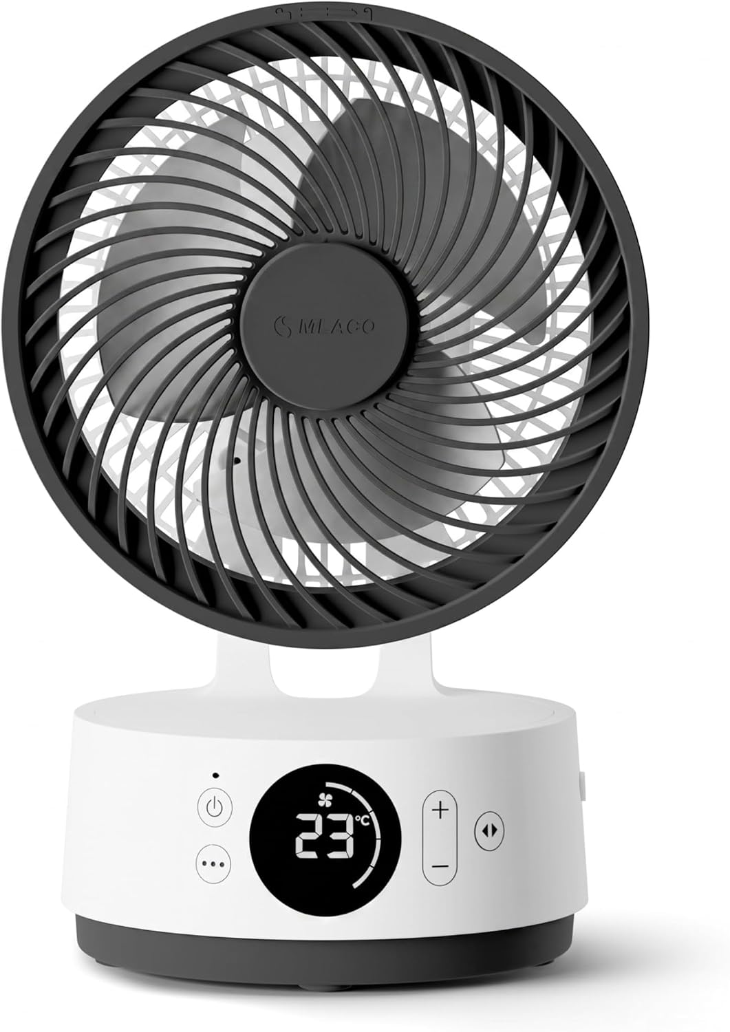 MeacoFan Sefte® 6 Tischventilator, 21 cm, austauschbarer Akku, bis zu 26 Std. Laufzeit, leise ab 22