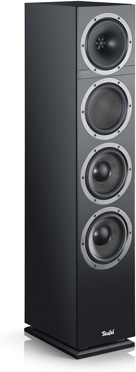Teufel Theater 500 - HiFi-Stereo-Standlautsprecher Paar, 3-Wege-System, Downfiring Bassreflexsystem,