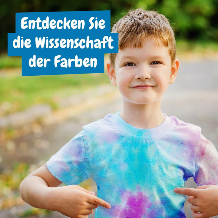 Science4you Modedesign - Tie Dye Kit für Kinder mit 12 Aktivitäten, Tie-dye & Fashion Craft Kits, ST