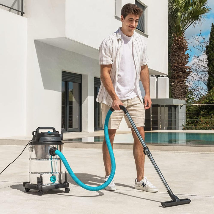 Cecotec Nass- und Trockensauger 30 L Conga Rockstar Wet & Dry Steel Pro. 1600 W, 23 kPa, Entleerungs