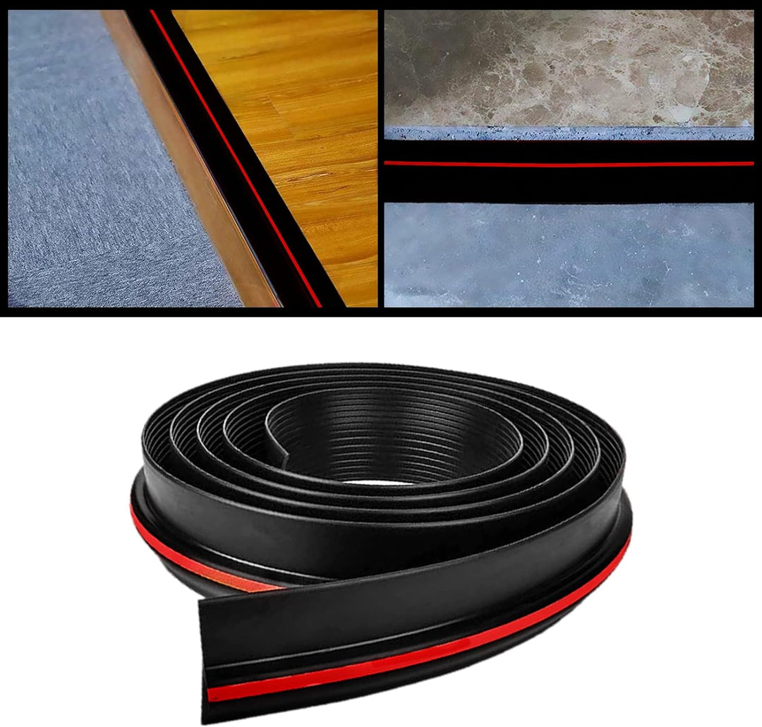 Garagentordichtung, 6 m, Universal, leicht zu schneiden, Dicke Schwellendichtung für Garagentorboden