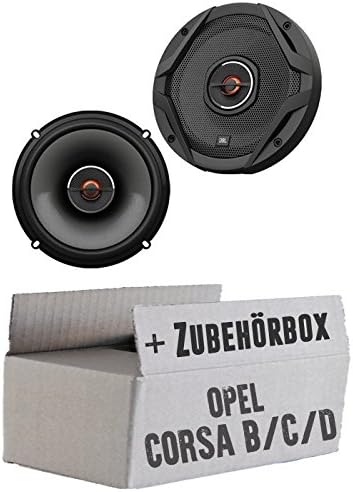 JBL GX602 | 2-Wege | 16,5cm Koax Lautsprecher - Einbauset für Opel Corsa B/C/D - justSOUND