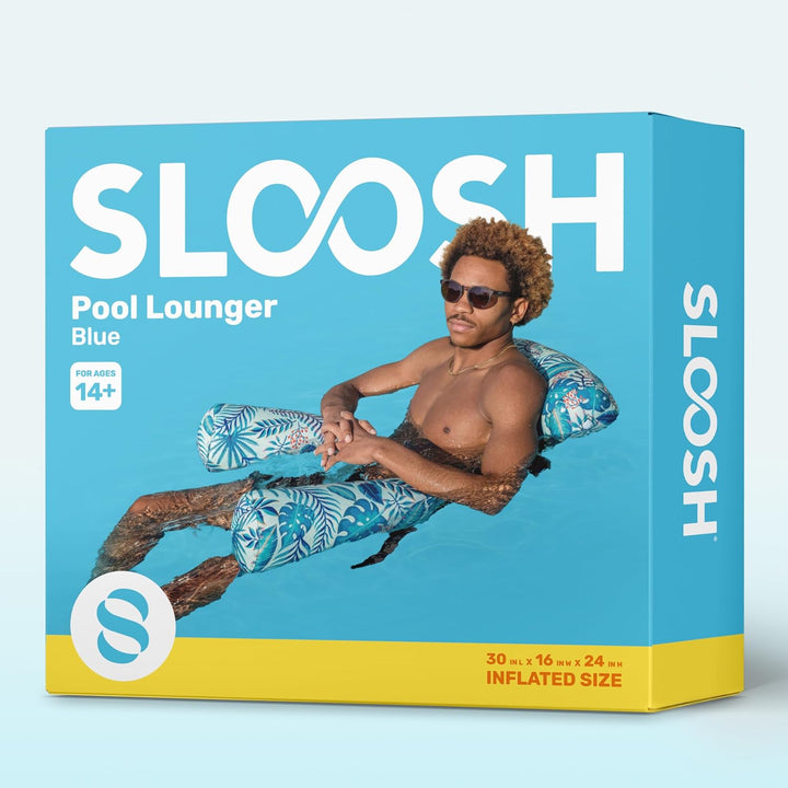 SLOOSH Luftmatratze Pool Wasser für Erwachsene, aufblasbarer Sessel, schwimmende Hängematte, aufblas