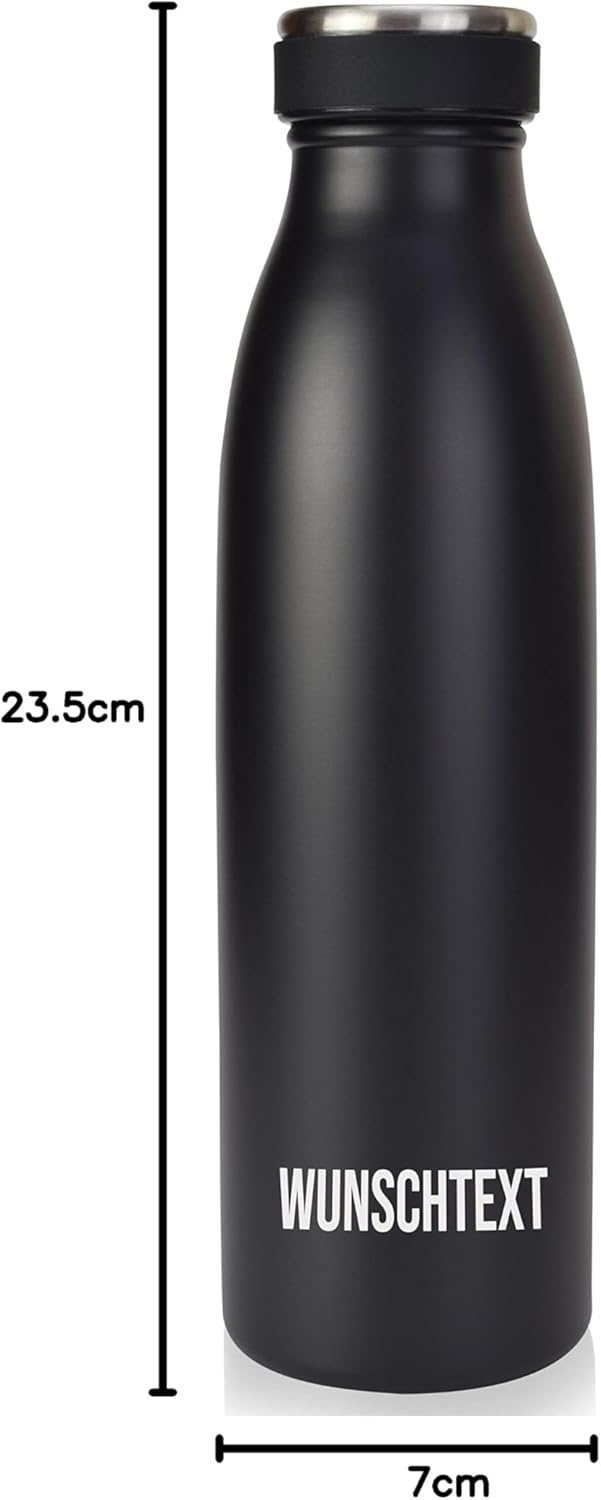 Milu® Trinkflasche mit Gravur personalisiert - als Geschenk-Idee Ostern, Vatertag, Muttertag, Weihna