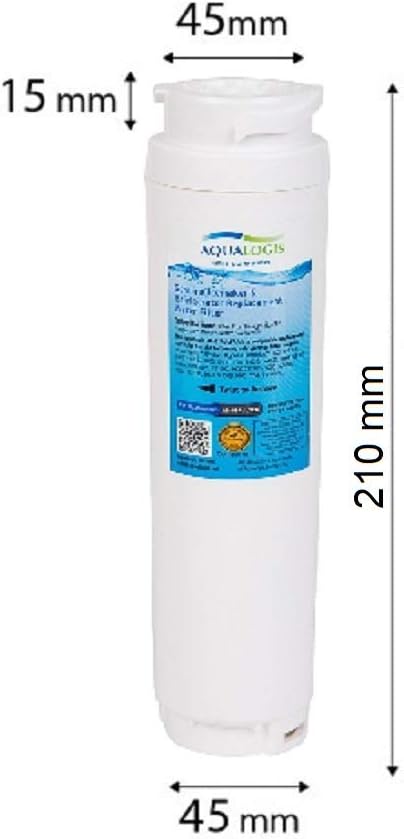 Aqualogis Kompatibel Wasserfilter für Kühlschrank mit Bosch, Siemens, Ultra Clarity 00740560/740560