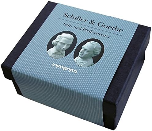 Inkognito Salz- und Pfefferstreuer aus Porzellan 6 x 4 x 3 cm (je 41g) • 66066 &
