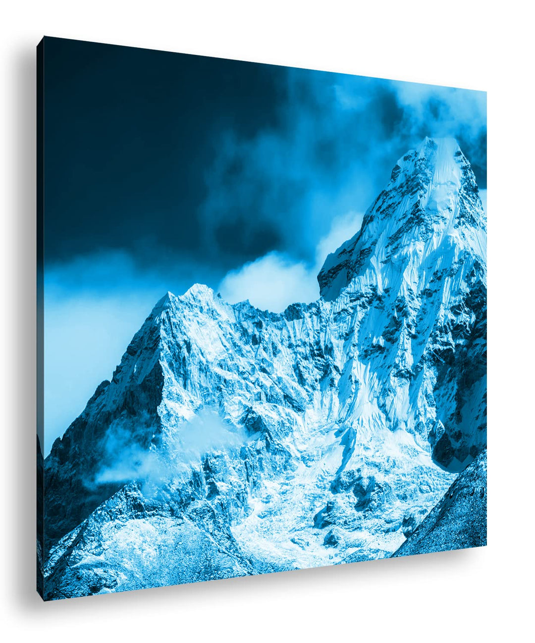 deyoli Himalaya-Gebirge Format: 60x60 Effekt: Zeichnung als Leinwandbild, Motiv auf Echtholzrahmen,