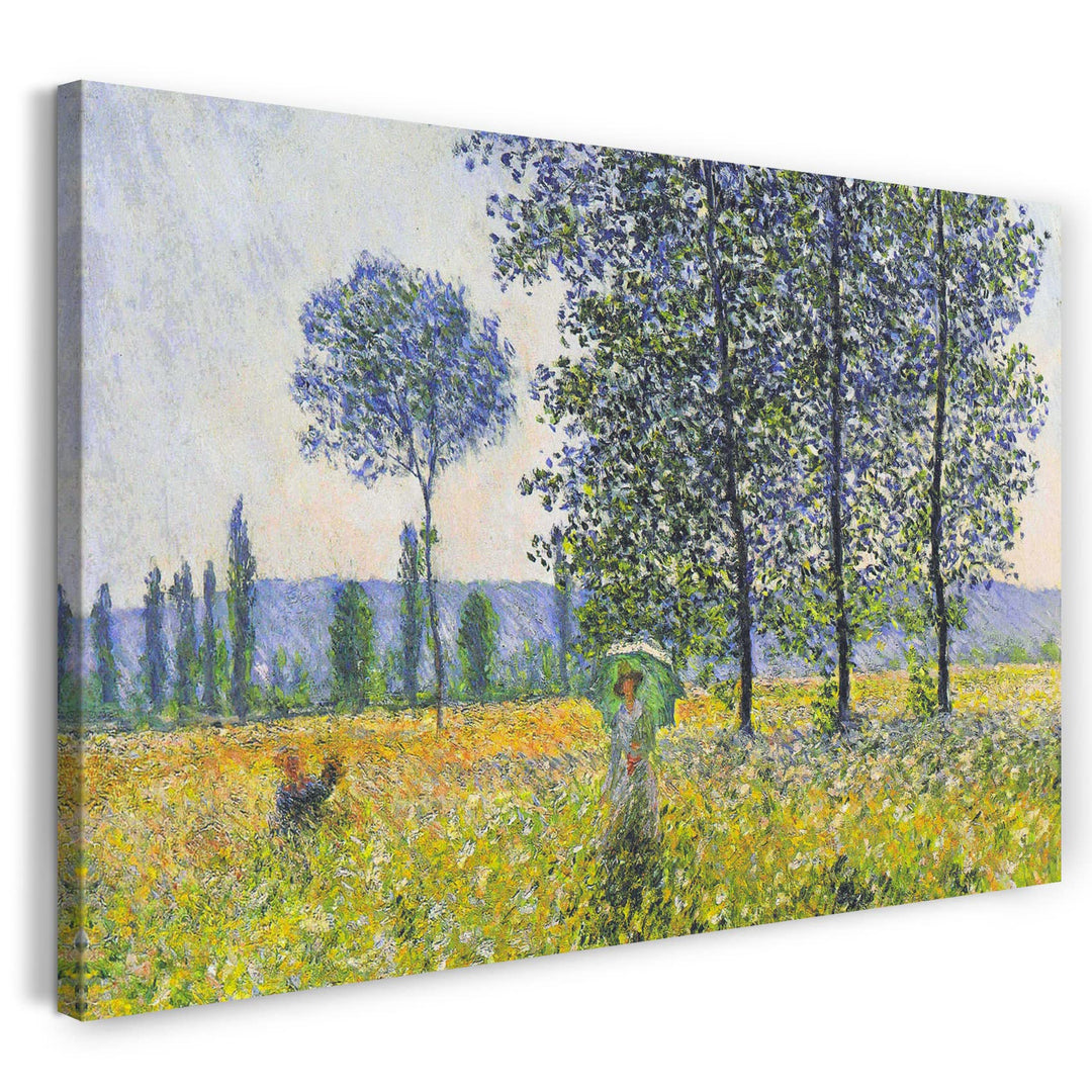 Printed Paintings Leinwand (80x60cm): Claude Monet - Pappeln im Sonnenlicht 80x60 cm, 80x60 cm