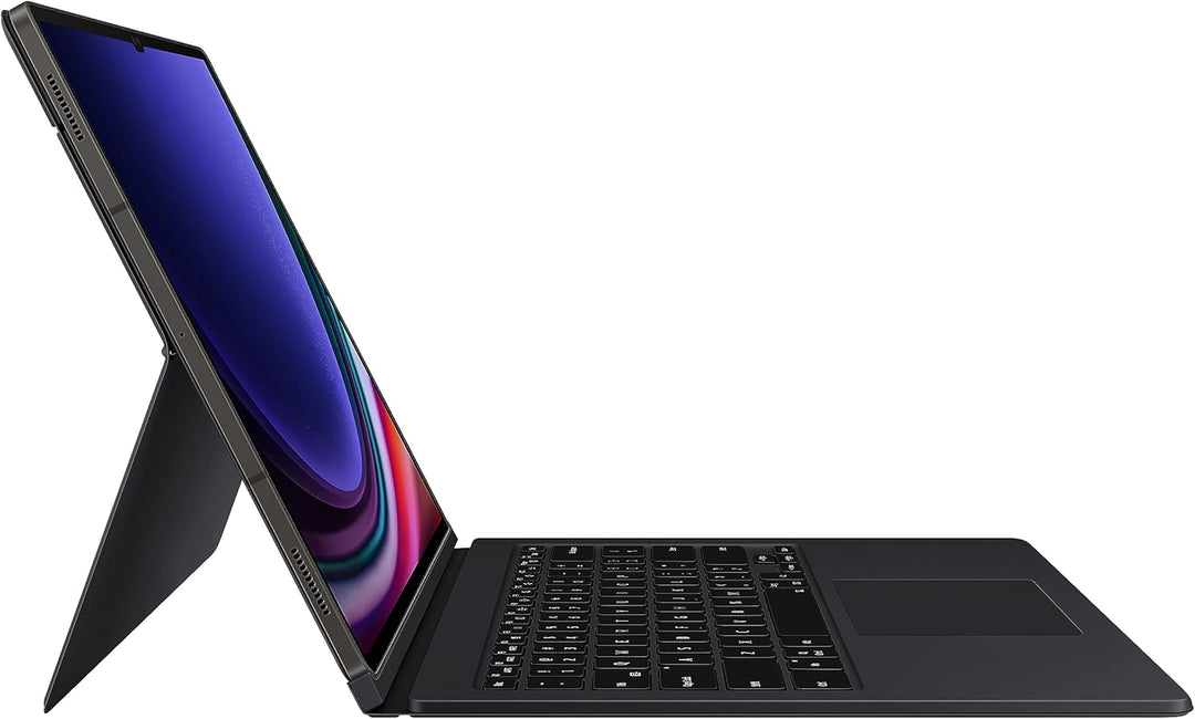 Samsung Book Cover Keyboard für Galaxy Tab S9 Ultra Schwarz Tastatur Schutzhülle, Book Cover Keyboar