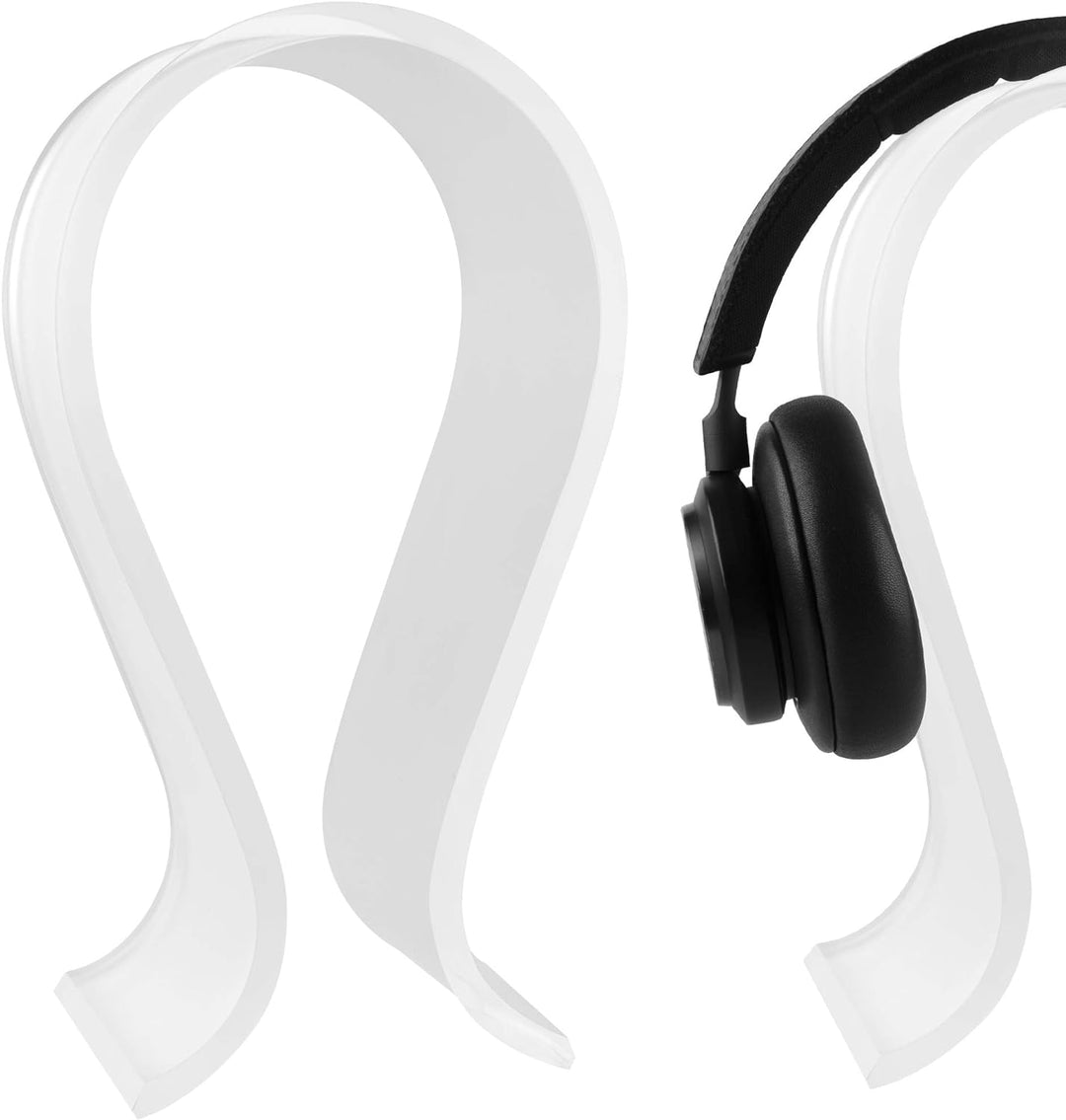 Geekria Acryl Omega Kopfhörerständer, Gaming Headset Halter, Schreibtisch Display Aufhänger, kompati