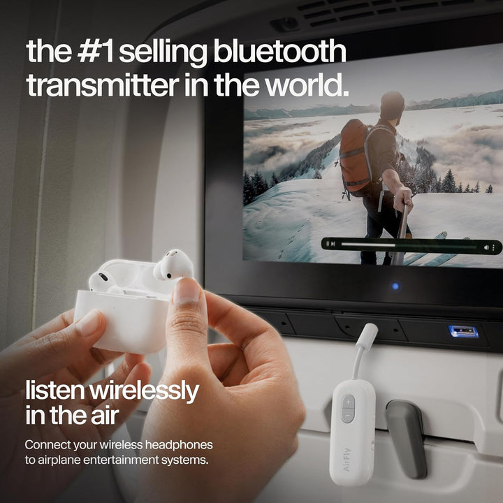 Twelve South AirFly SE Bluetooth Wireless Transmitter/Adapter für AirPods/Kabellose oder geräuschunt