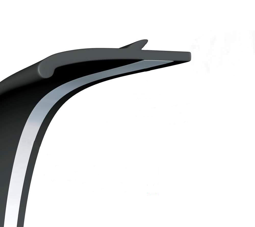 Hansen Styling Parts Kotflügelverbreiterung - universell - Breite: 40 mm - Länge: 200 cm 40 mm/2000