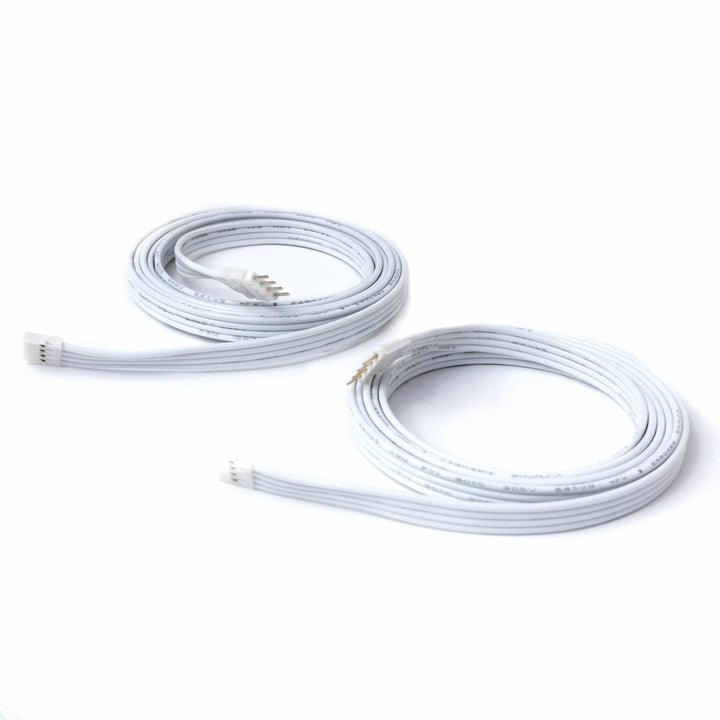 Litcessory Verlängerungskabel für Philips Hue Gradient Lightstrip (1m, 2 Stück, Weiss) Weiss Verläng