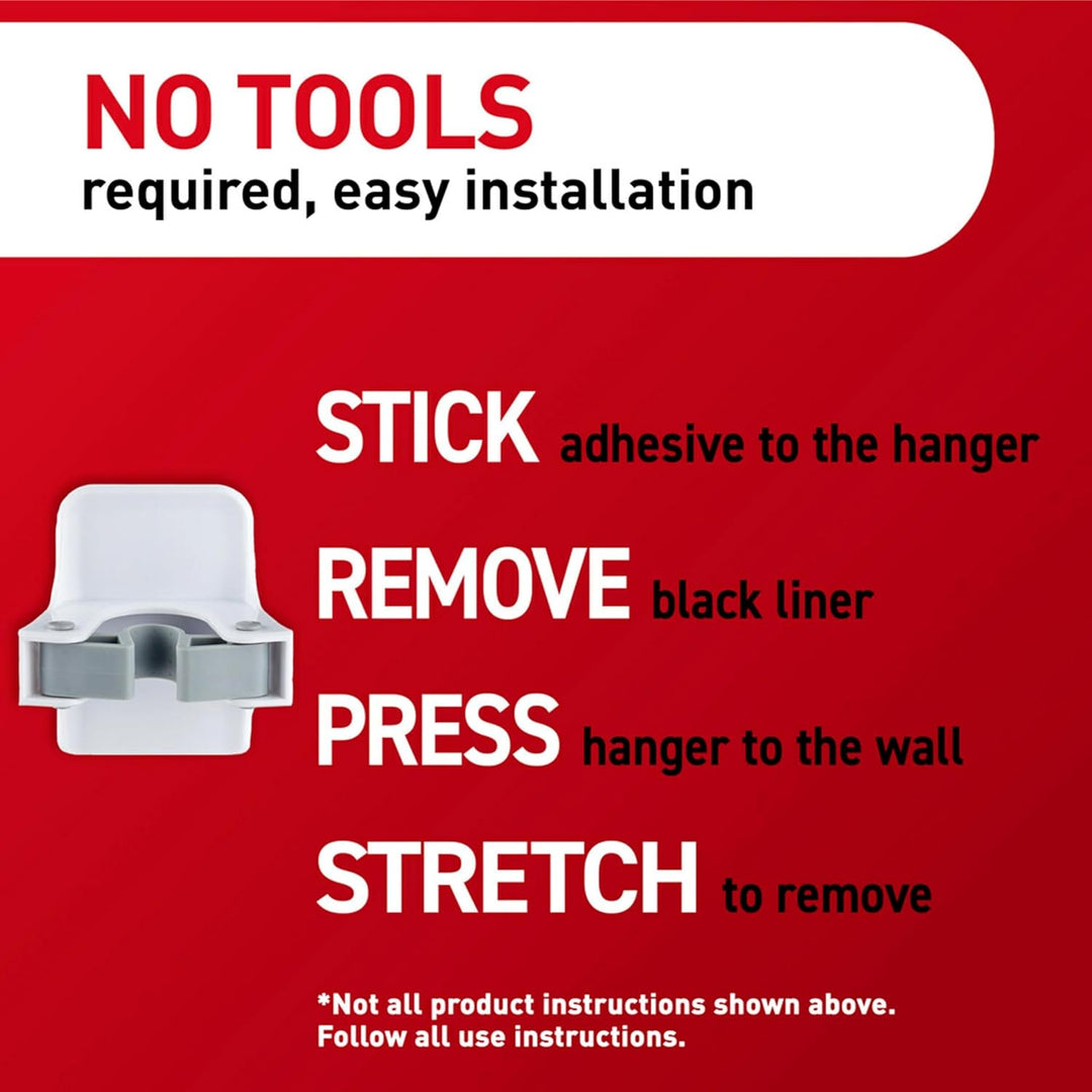 3M Command Adhesive Broom Gripper White 17007-ES 1 Stück, 1 Stück