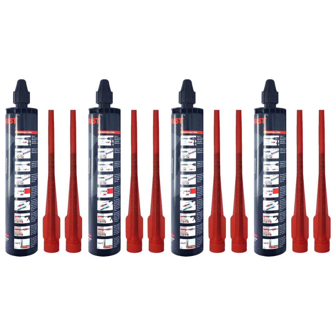 4x Remstaler VERBUNDMÖRTEL 300ml | -HÖCHSTE QUALITÄT- made in GERMANY | Injektionsmörtel | Montagemö