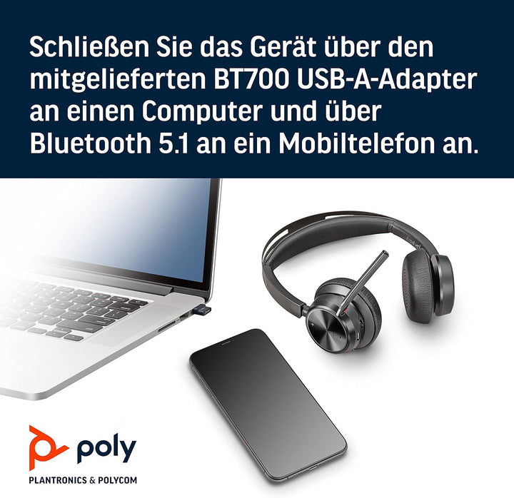 Poly Voyager Focus 2 UC USB-A Headset - B-Ware