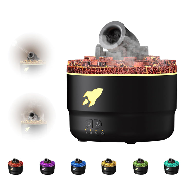 Cannon Luftbefeuchter mit Timer für Schlafzimmer, Cannon Blast Aromatherapie-Luftbefeuchter-Diffusor