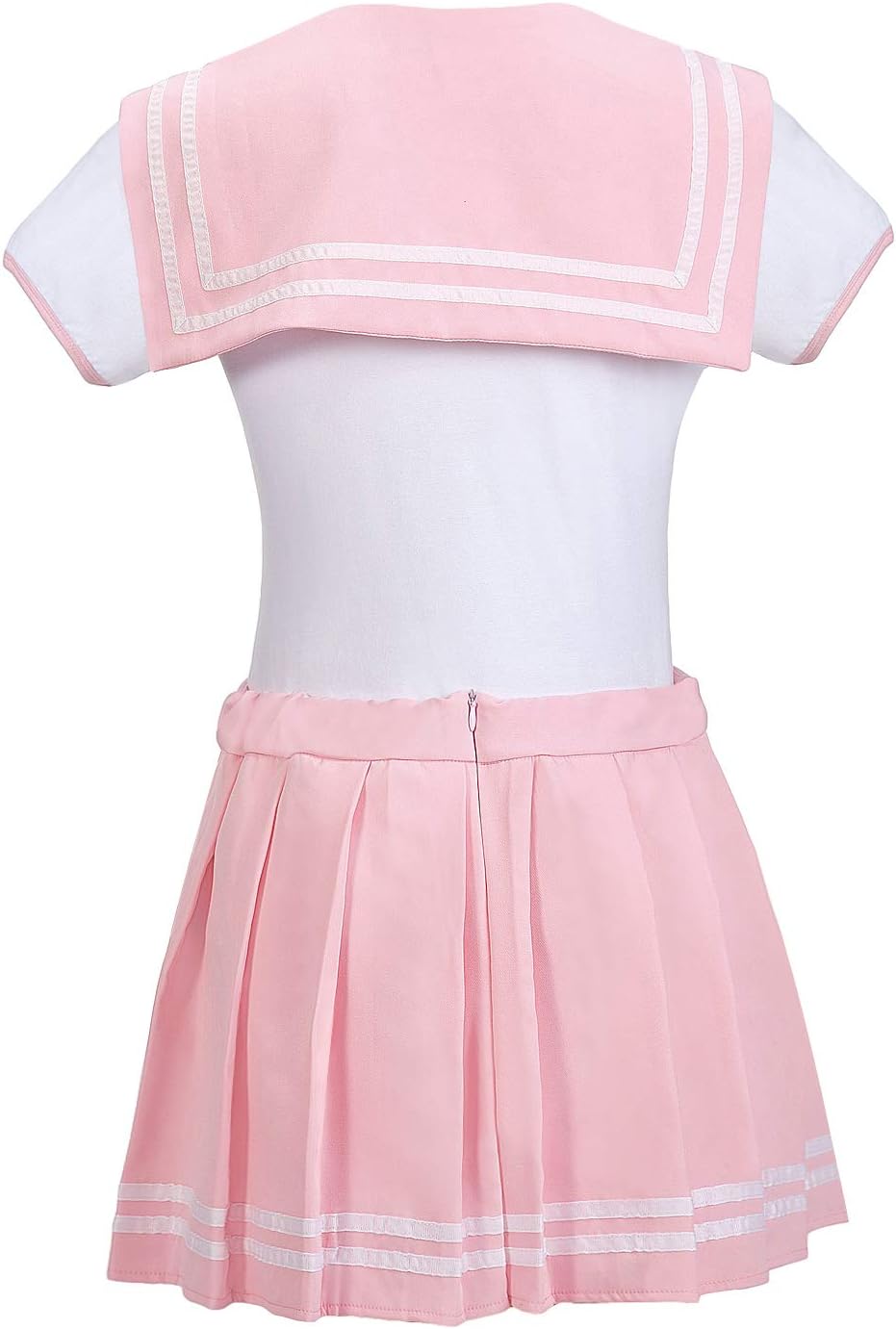 LittleForBig Baumwolle Strampler Onesie Pyjamas Bodysuit - Klassische Japanische Schulmädchen Rosa S