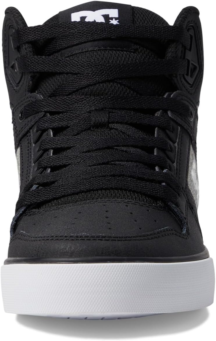 DC Pure Slim, Herren Sportschuhe - Skateboarding 42.5 EU Schwarz Weiss Rüstung, 42.5 EU Schwarz Weis
