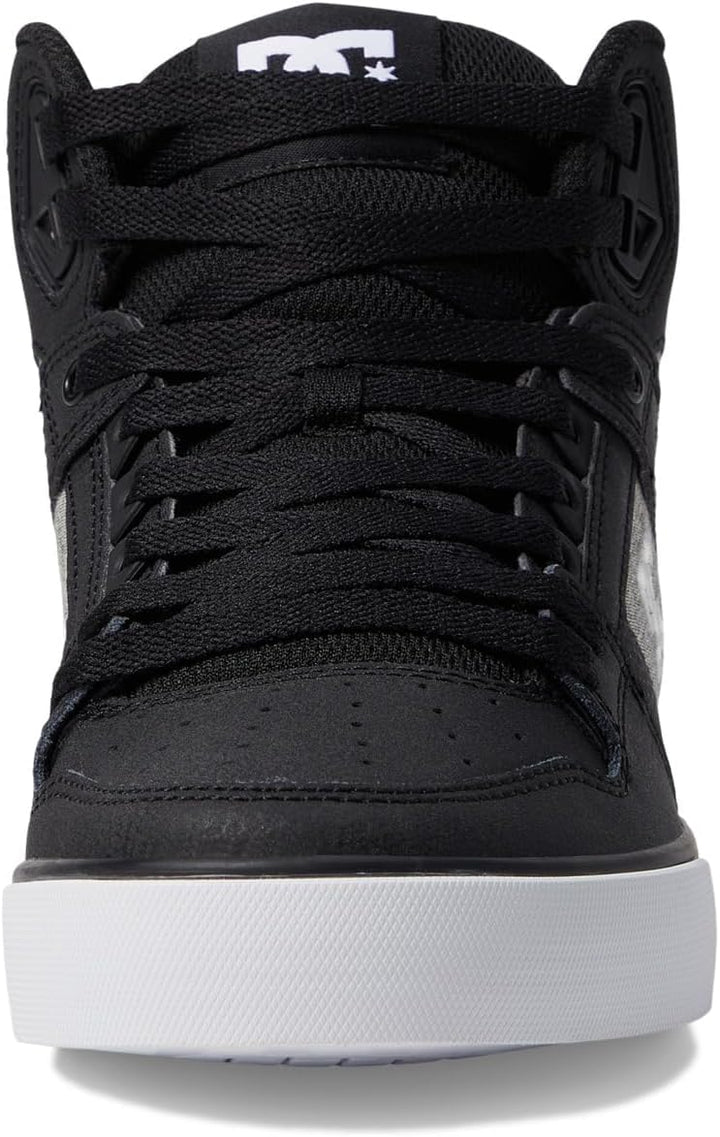 DC Pure Slim, Herren Sportschuhe - Skateboarding 42.5 EU Schwarz Weiss Rüstung, 42.5 EU Schwarz Weis