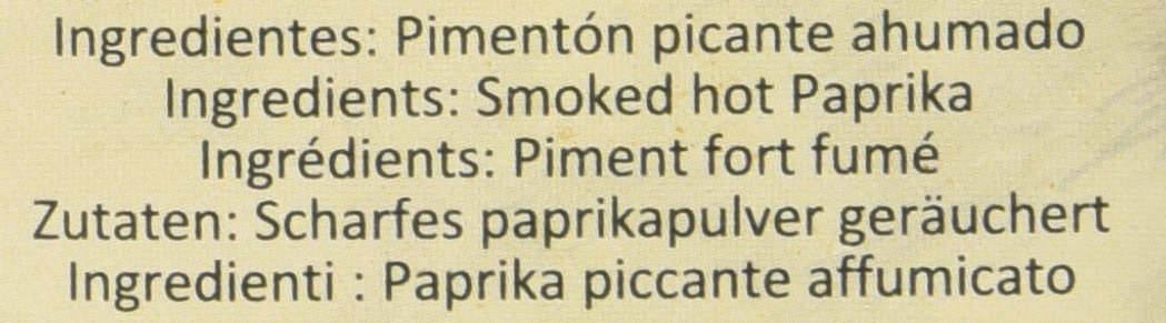 El Avion Pimentón Picante Ahumado - scharfes Paprikapulver, geräuchert aus Spanien / Valencia in ein