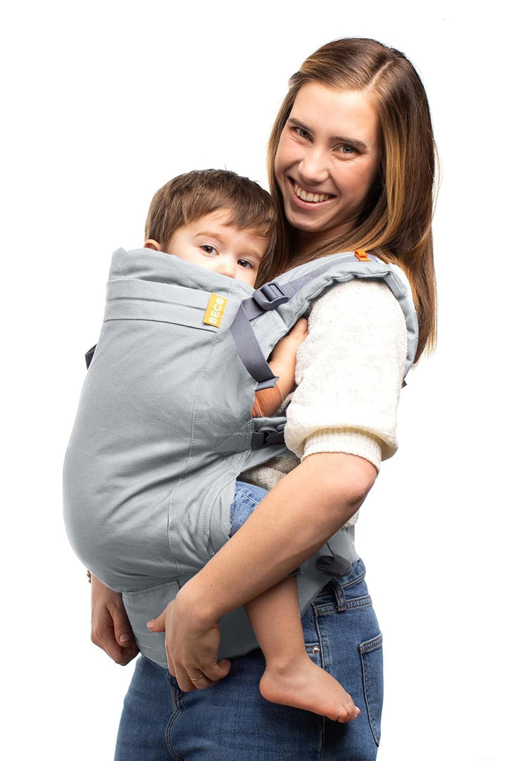 Beco Toddler Babytrage & Kindertrage (9-27 kg) - 100% Baumwoll Trage Kleinkind, Leicht & Atmungsakti